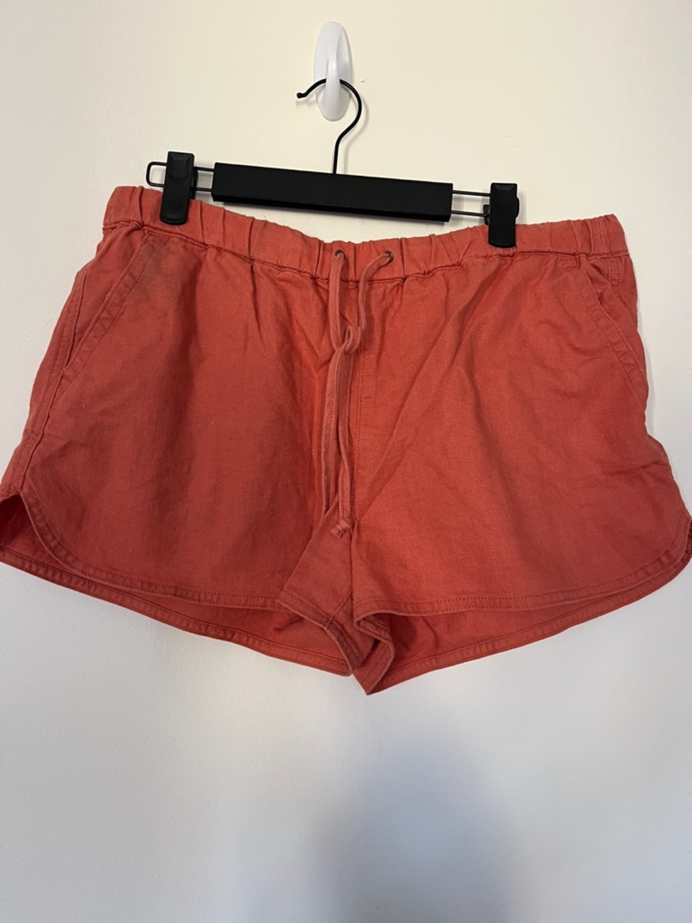 jcrew Women's Drawstring Casual Shorts - Rust Orange